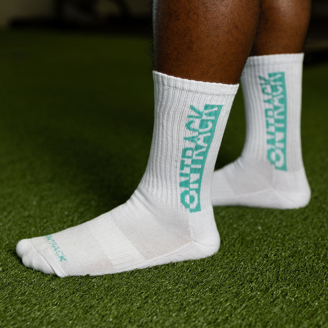 Half Strip Elite Crew Socks