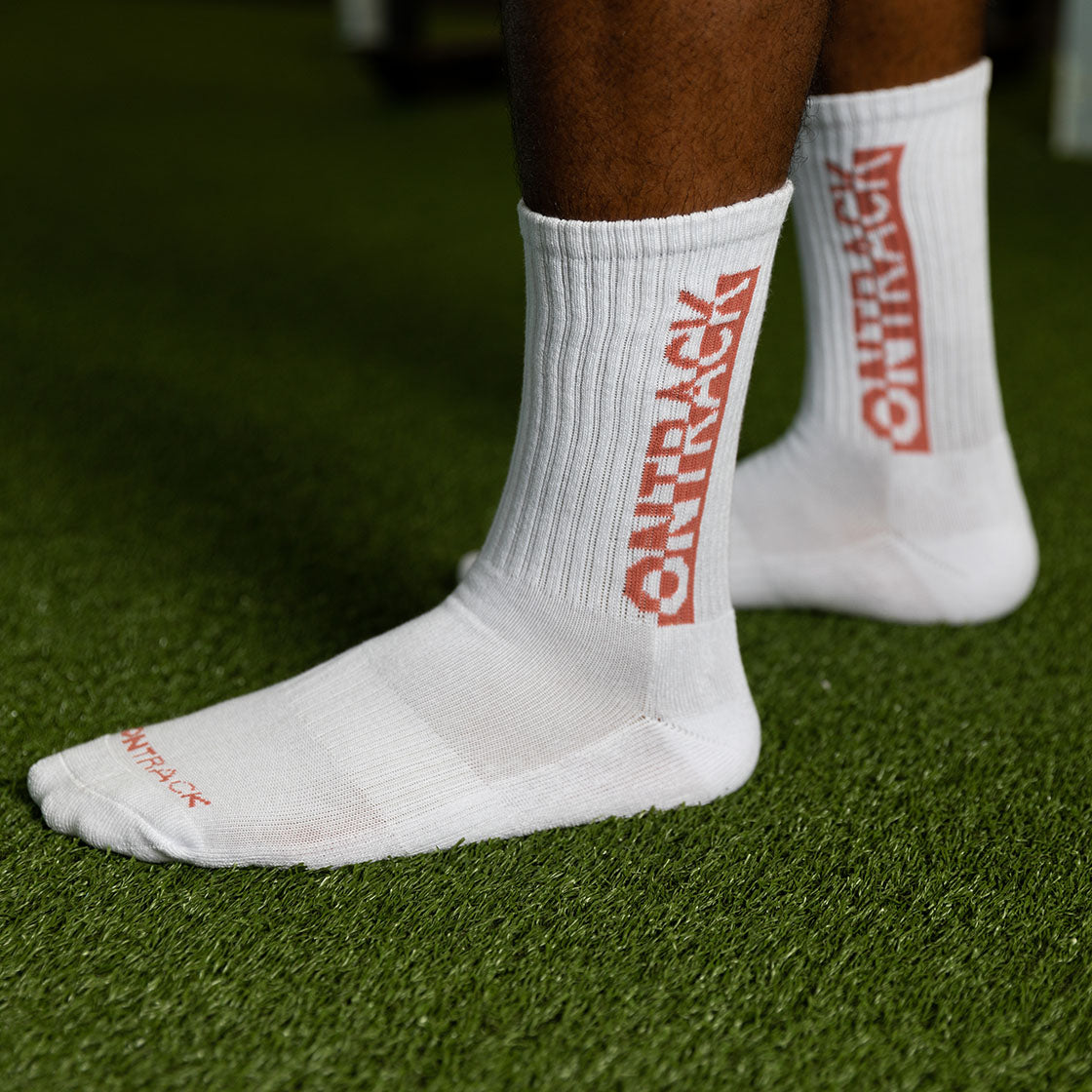 Half Strip Elite Crew Socks