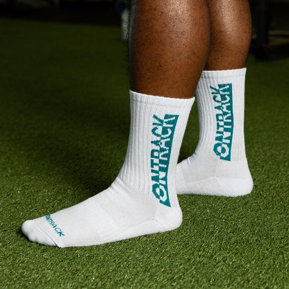 Half Strip Elite Crew Socks