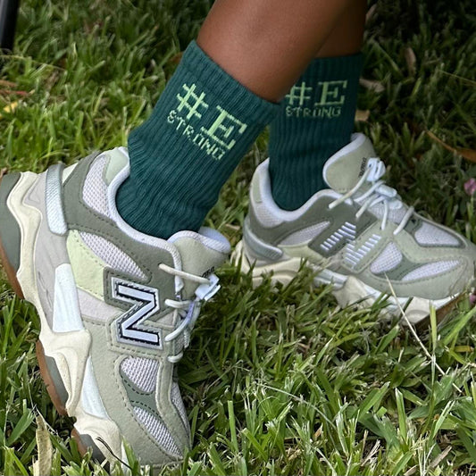 #EStrong Crew Socks