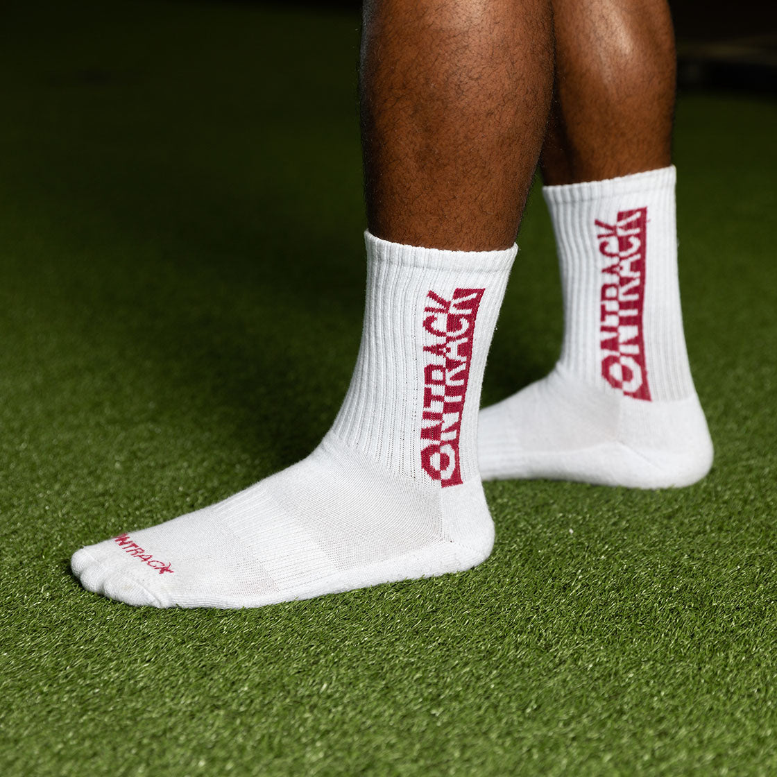 Half Strip Elite Crew Socks