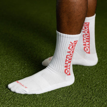 Half Strip Elite Crew Socks