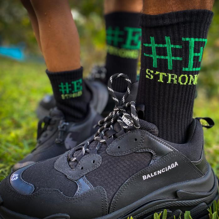 #EStrong Crew Socks